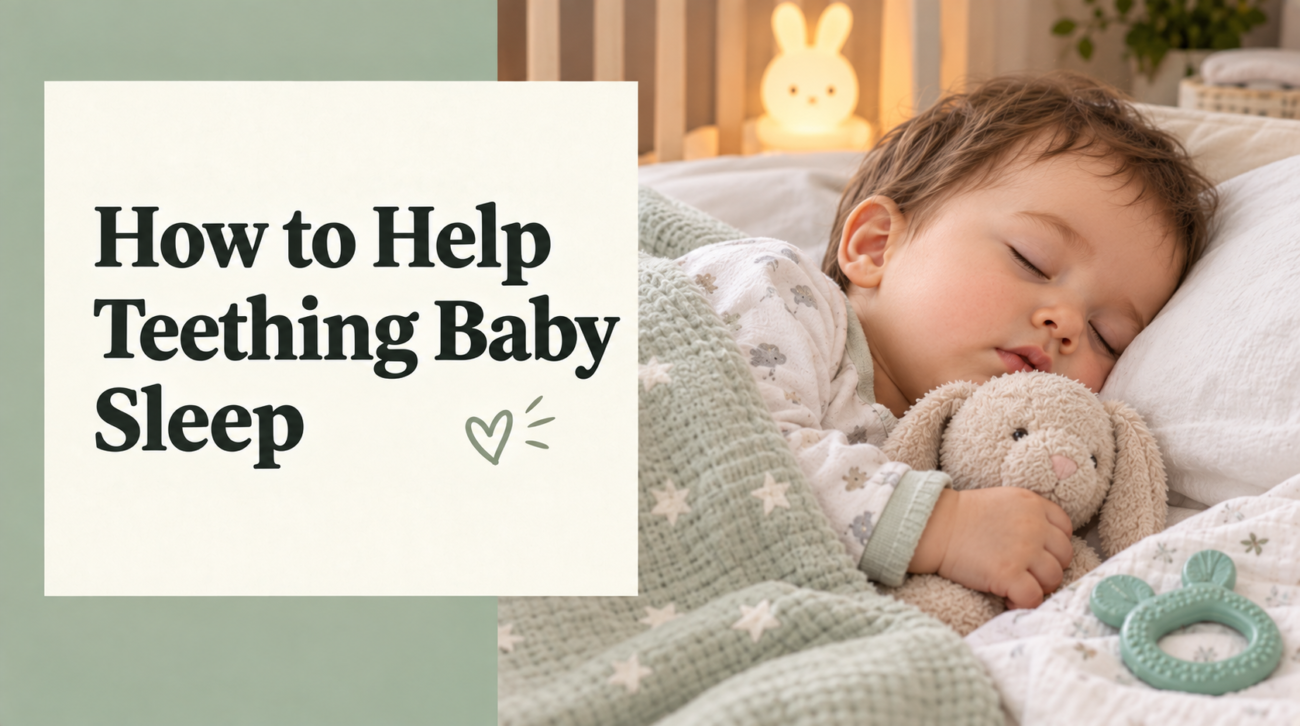 how to help teething baby sleep