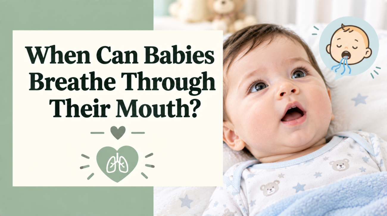 when can babies breathe through their mouth