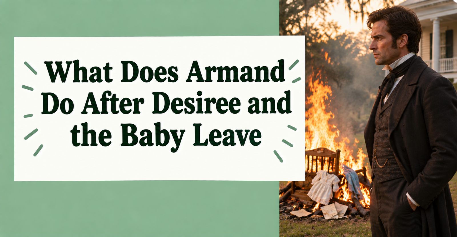What Does Armand Do After Desiree and the Baby Leave