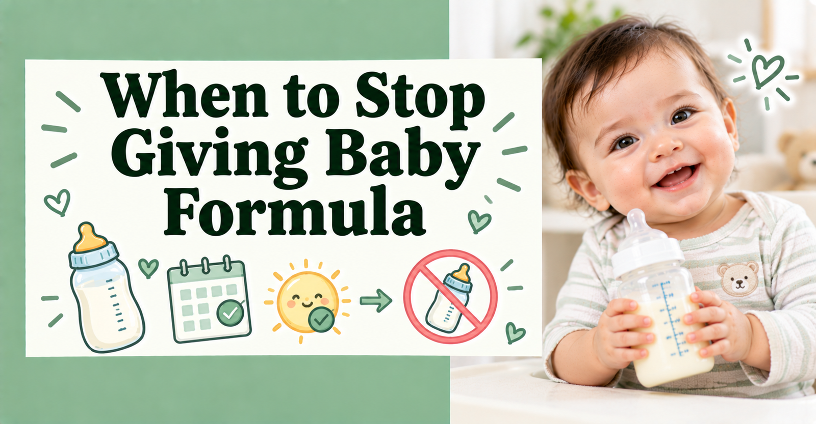 When to Stop Giving Baby Formula