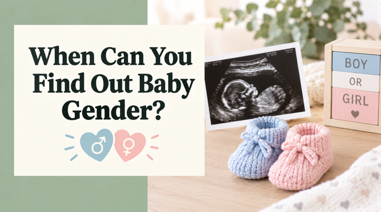 when can you find out baby gender