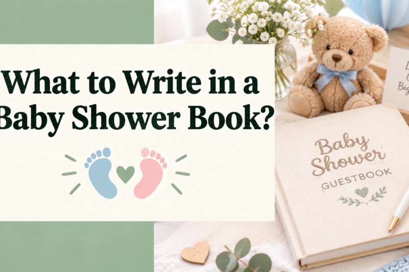 What to Write in a Baby Shower Book: 20+ Ideas