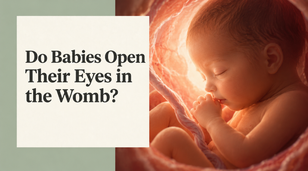 Do Babies Open Their Eyes in the Womb?
