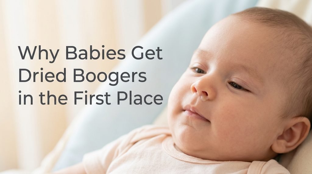 Why Babies Get Dried Boogers in the First Place