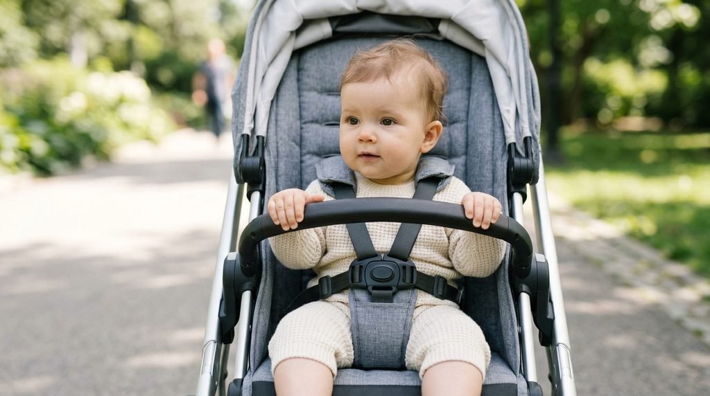 When Can Baby Sit in Stroller