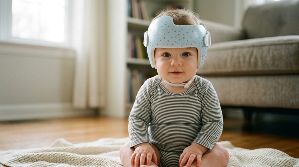 Why Do Some Babies Wear Helmets? The Short Answer