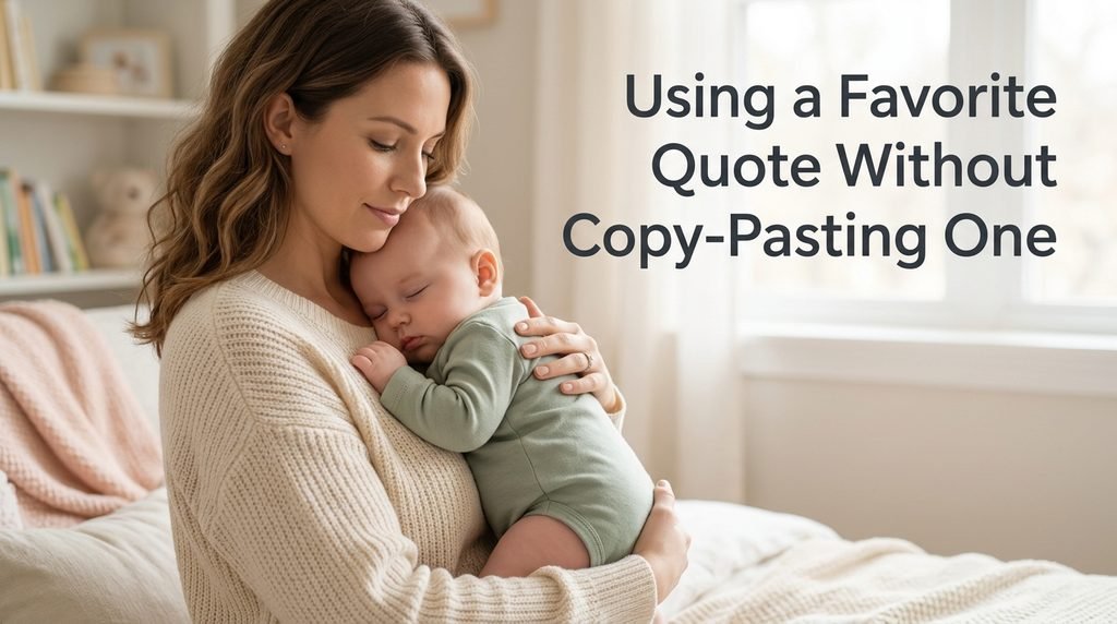 Using a Favorite Quote Without Copy-Pasting One