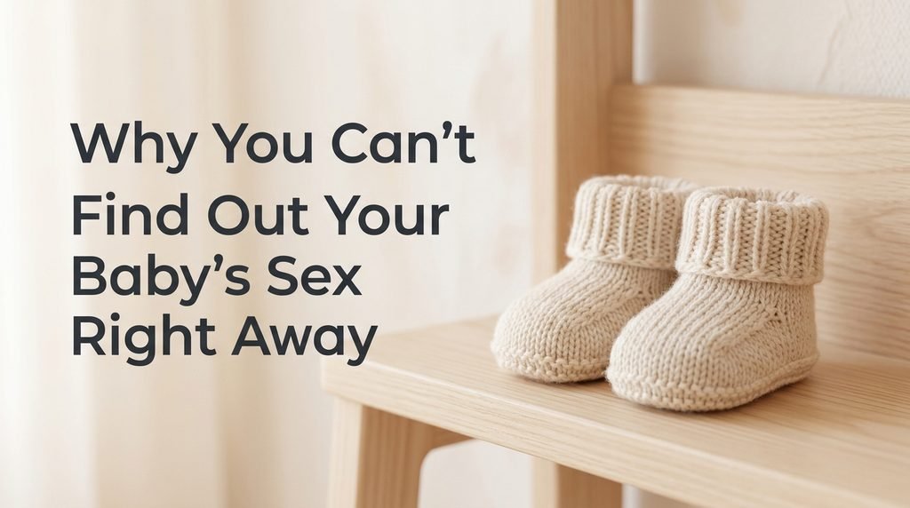 Why You Can't Find Out Your Baby's Sex Right Away