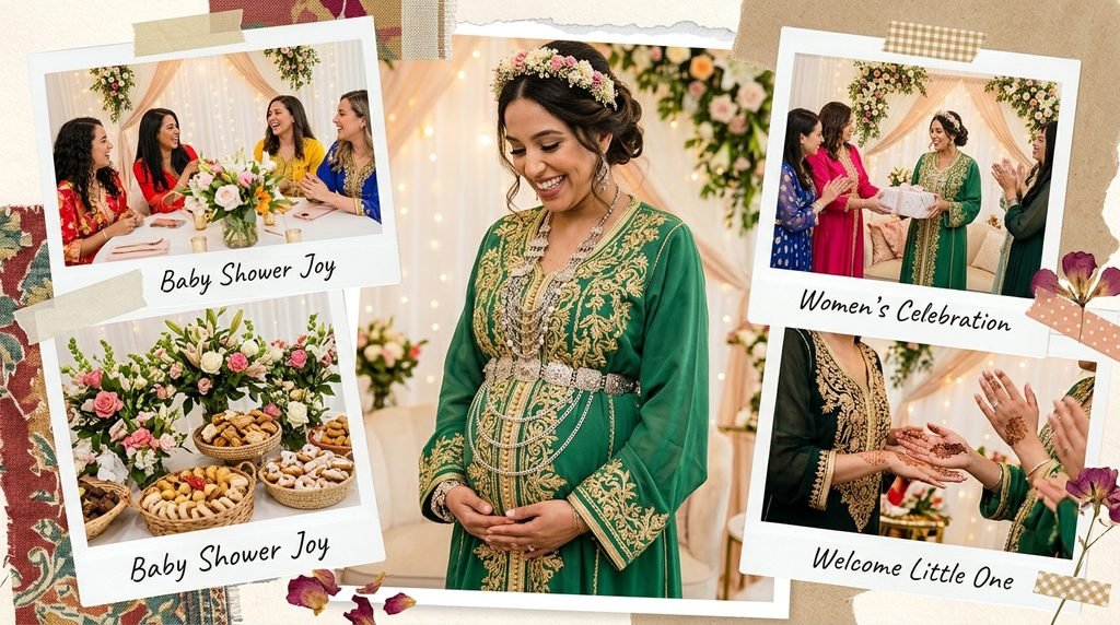 indian Valaikaappu baby shower tradition