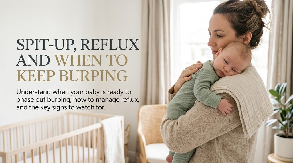 Spit-Up, Reflux and When to Keep Burping