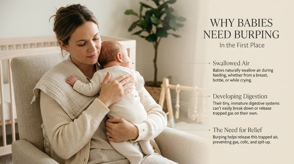 Why Babies Need Burping in the First Place