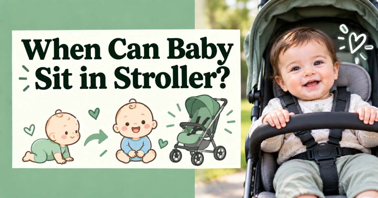 When Can Baby Sit in Stroller