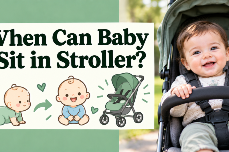 When Can Baby Sit in Stroller? 5 Safe, Essential Signs