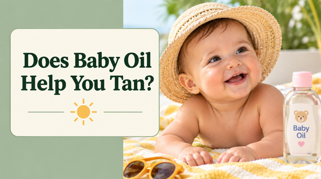 Does Baby Oil Help You Tan