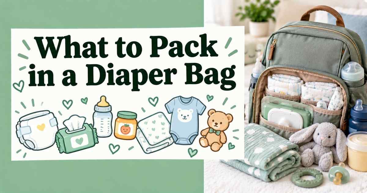 What to Pack in a Diaper Bag