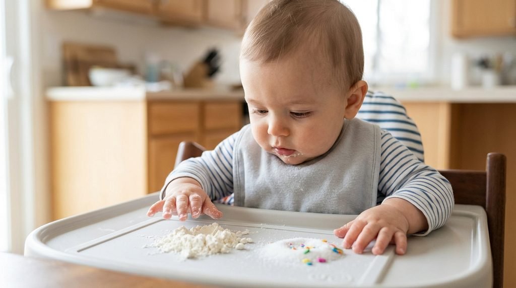 Safety: Choking, Raw Flour and Added Sugar