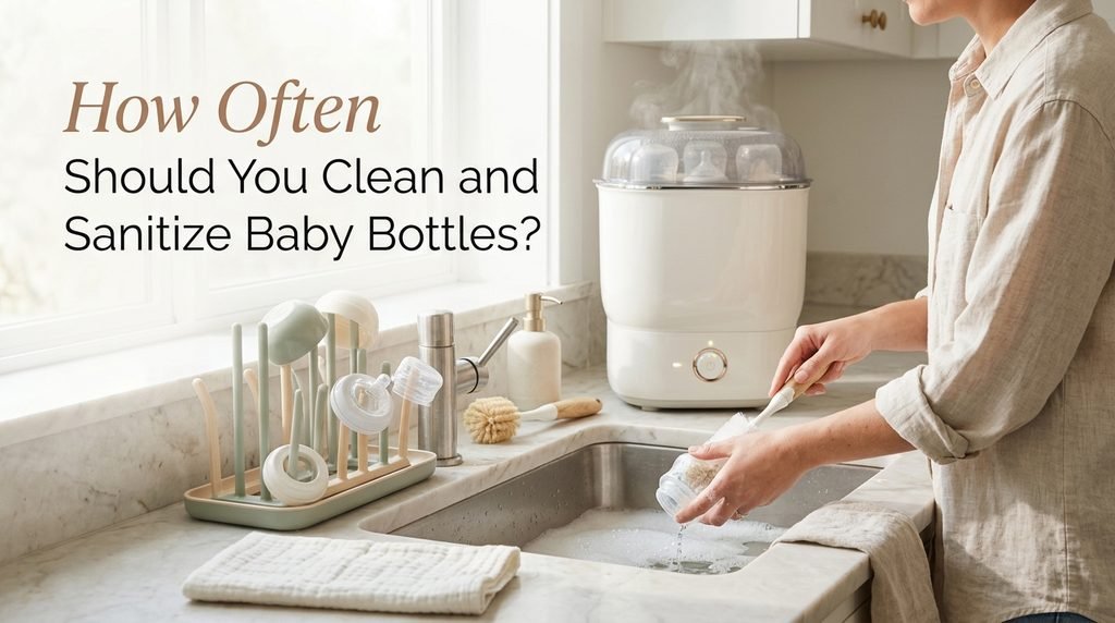 How Often Should You Clean and Sanitize Baby Bottles?