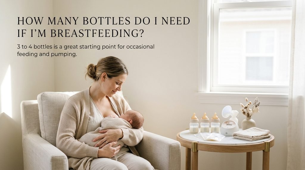 How Many Bottles Do I Need if I'm Breastfeeding?